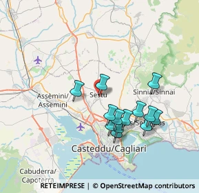 Mappa Via Muravera, 09028 Sestu CA, Italia (7.22692)