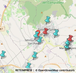 Mappa Via Copernico, 09040 Settimo San Pietro CA, Italia (2.66846)