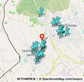 Mappa Via Copernico, 09040 Settimo San Pietro CA, Italia (0.8765)