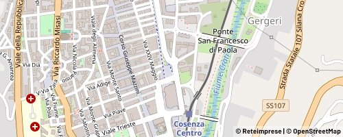Mappa Cosenza
