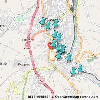 Mappa Via Alberico Talarico, 87100 Cosenza CS, Italia (0.82077)