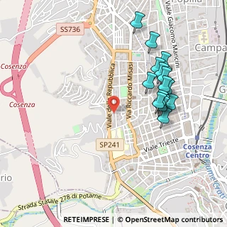 Mappa Via Savoia, 87100 Cosenza CS, Italia (0.54813)