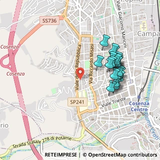 Mappa Via Savoia, 87100 Cosenza CS, Italia (0.507)