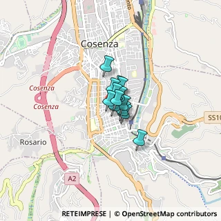 Mappa Via Guglielmo Tocci, 87100 Cosenza CS, Italia (0.31692)
