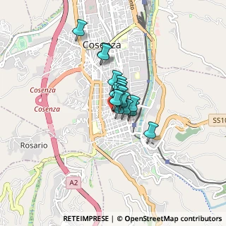 Mappa Via Guglielmo Tocci, 87100 Cosenza CS, Italia (0.42222)