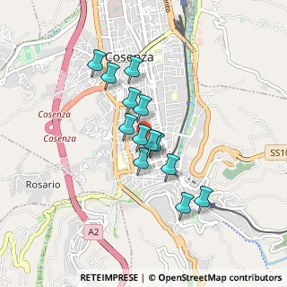 Mappa Via Brenta, 87100 Cosenza CS, Italia (0.73462)
