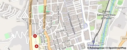 Mappa Cosenza