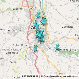 Mappa Via Guglielmo Tocci, 87100 Cosenza CS, Italia (1.11467)