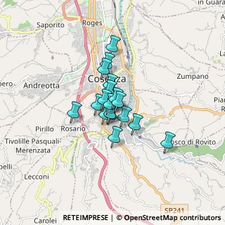 Mappa Via Guglielmo Tocci, 87100 Cosenza CS, Italia (1.01889)
