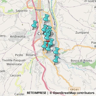 Mappa Via Guglielmo Tocci, 87100 Cosenza CS, Italia (1.18692)