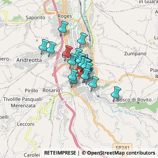 Mappa Via Guglielmo Tocci, 87100 Cosenza CS, Italia (1.07)