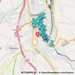 Mappa Via Nicola Parisio, 87100 Cosenza CS, Italia (0.6425)