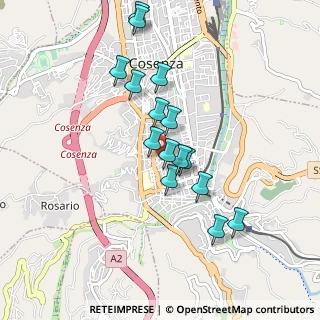 Mappa Via Nicola Parisio, 87100 Cosenza CS, Italia (0.89)