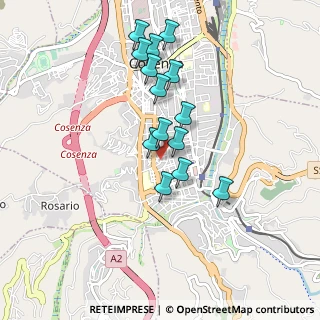 Mappa Via Nicola Parisio, 87100 Cosenza CS, Italia (0.87643)