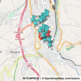 Mappa Via Nicola Parisio, 87100 Cosenza CS, Italia (0.7015)
