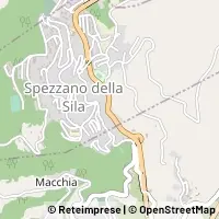 Map Spezzano della Sila