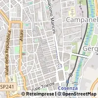 Mapa Cosenza