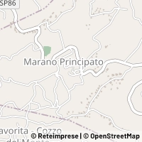 Mapa Marano Principato