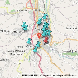 Mappa Via Vincenzo Padula, 87100 Cosenza CS, Italia (1.37188)