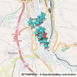 Mappa P.za Pasquale Scura, 87100 Cosenza CS, Italia (0.5805)