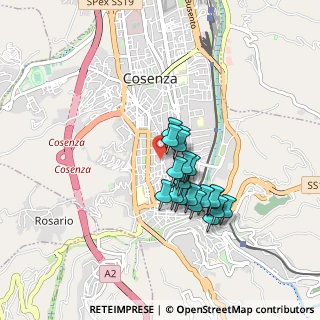 Mappa P.za Pasquale Scura, 87100 Cosenza CS, Italia (0.7295)