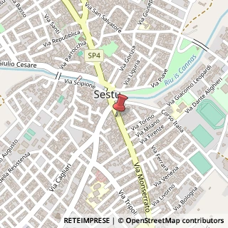 Mappa Via Monserrato, 26, 09028 Sestu, Cagliari (Sardegna)