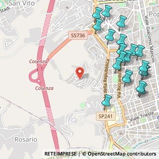 Mappa Via Gerolamo Sambiasi, 87100 Cosenza CS, Italia (0.781)
