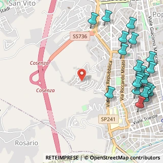 Mappa Via Gerolamo Sambiasi, 87100 Cosenza CS, Italia (0.848)