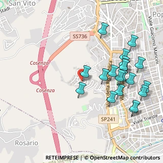 Mappa Via Gerolamo Sambiasi, 87100 Cosenza CS, Italia (0.611)