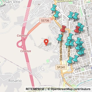 Mappa Via Gerolamo Sambiasi, 87100 Cosenza CS, Italia (0.7715)