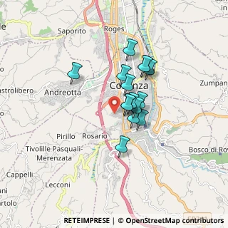 Mappa Via Gerolamo Sambiasi, 87100 Cosenza CS, Italia (1.27867)
