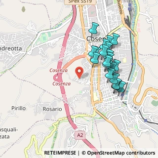 Mappa Via Gerolamo Sambiasi, 87100 Cosenza CS, Italia (0.9595)