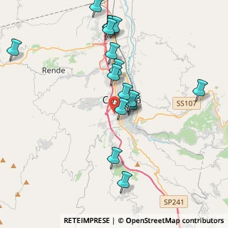 Mappa Via Gerolamo Sambiasi, 87100 Cosenza CS, Italia (4.42471)