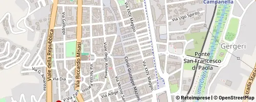 Mappa Cosenza