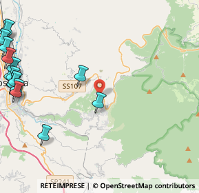 Mappa Via San Nicola, 87058 Spezzano della Sila CS, Italia (7.33625)