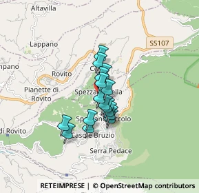 Mappa Via San Nicola, 87058 Spezzano della Sila CS, Italia (1.13188)