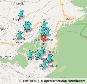 Mappa Via San Nicola, 87058 Spezzano della Sila CS, Italia (1.92571)