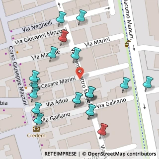 Mappa Via Cesare Firrao, 87100 Cosenza CS, Italia (0.0805)