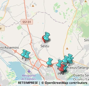 Mappa Via Vittorio Emanuele II, 09028 Sestu CA, Italia (5.11231)