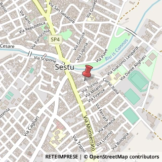 Mappa Via Perugia, 5, 09028 Sestu CA, Italia, 09028 Sestu, Cagliari (Sardegna)