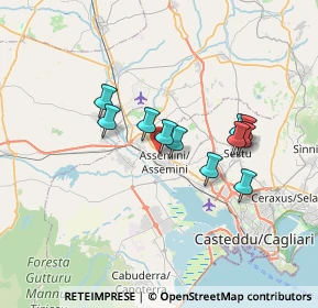 Mappa Via Mantegna, 09032 Assemini CA, Italia (6.09455)