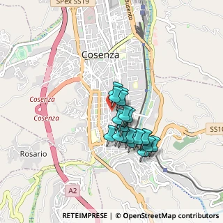 Mappa Via Mario Mari, 87100 Cosenza CS, Italia (0.6865)