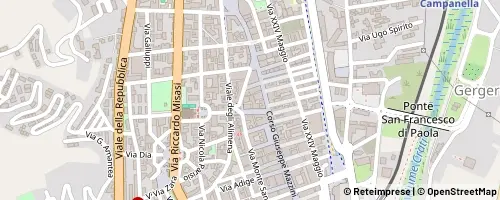 Mappa Cosenza