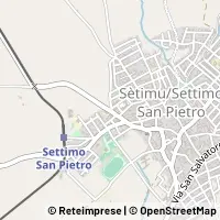 Mapa Settimo San Pietro