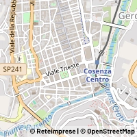 Mapa Cosenza