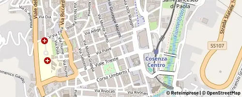 Mappa Cosenza