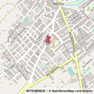 Mappa Via Vittorio Veneto, 81, 09032 Sestu, Cagliari (Sardegna)