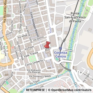 Mappa Viale Trieste, 15, 87100 Cosenza, Cosenza (Calabria)