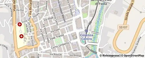 Mappa Cosenza