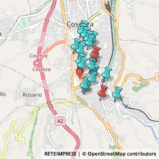Mappa Via Fiume, 87100 Cosenza CS, Italia (0.7195)